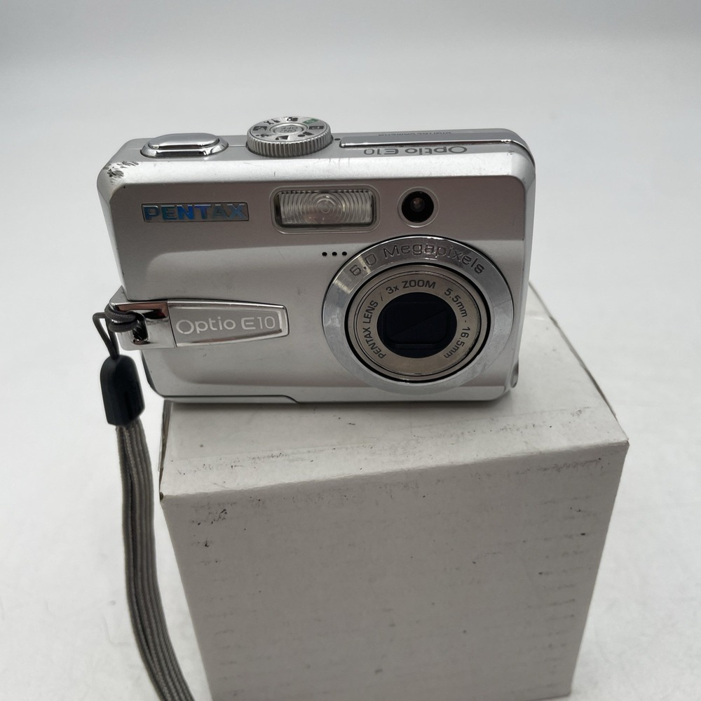 Pentax Optio E10 Compact Digital Camera 6.0MP 3X Zoom -Tested